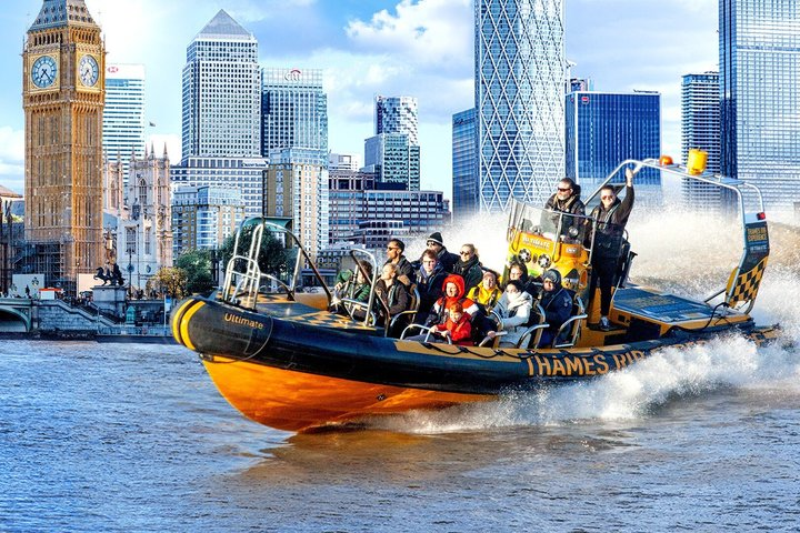 Speedboat Sightseeing: Embankment OR Westminster Pier -45 Minutes - Photo 1 of 16